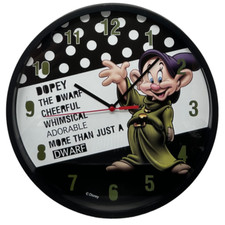OROLOGIO DA PARETE CUCCIOLO DISNEY BIANCANEVE E I 7 NANI DIAMETRO CM. 25