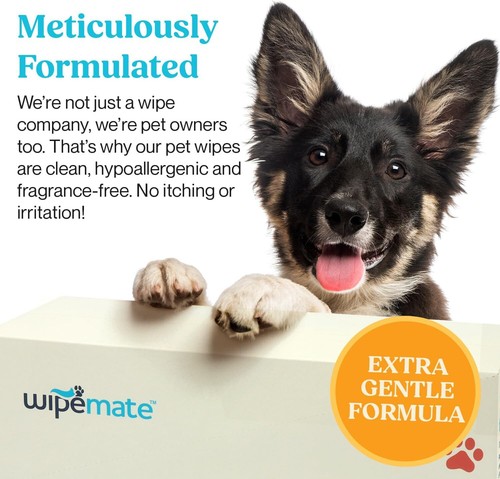 200ct Unscented Hypoallergenic Pet Wipes for Paws, Ears, Fur & More - Picture 2 of 7