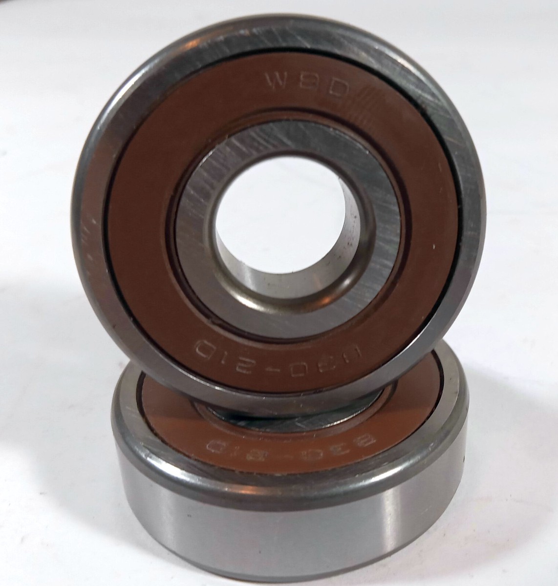 2 NEW WBD B30-21D 15X43X13mm RADIAL DEEP GROOVE BALL BEARINGS NNB