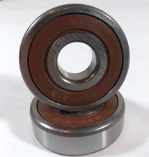 2 NEW WBD B30-21D 15X43X13mm RADIAL DEEP GROOVE BALL BEARINGS NNB  MAKE OFFER 