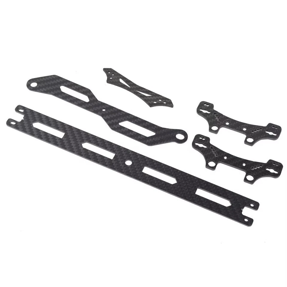 RC Carbon Upper Deck Damper Stay Battery Plate for Tamiya TT02 TT02D TT02R Parts - Image 4 of 4