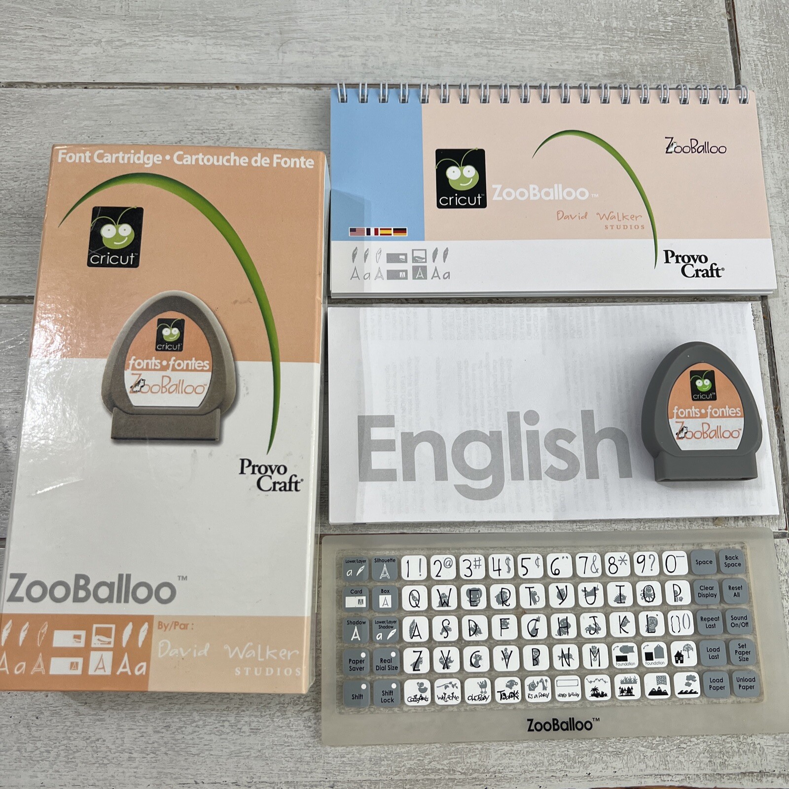 Cricut Art Cartridge ZooBalloo Complete Provo Craft 290225 eBay