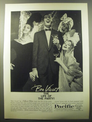 1960 Pacific Mills Advertisement - Bon Vivant Tuxedo by After Six