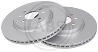 2X A.B.S. 18329 Bremsscheibe Vorne FüR Hyundai KIA