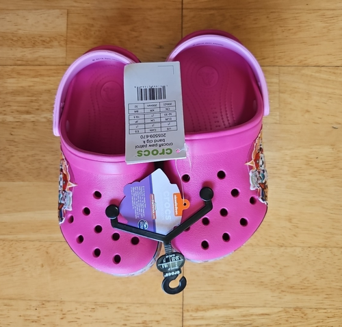 Crocs Girl Paw Patrol Pink Clogs Sandals J1 - Picture 2 of 8