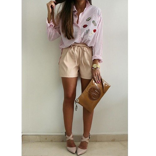 ZARA PINK OVERSIZED POPLIN SHIRT Ref 