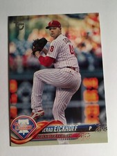 2018 Topps Vintage Stock Parallel Jerad Eickhoff Phillies 621 /99 Low Shipping