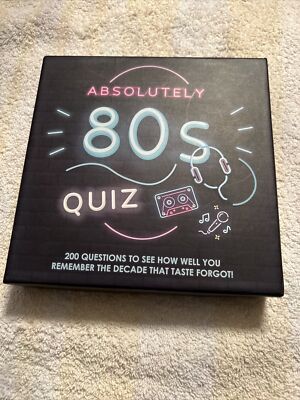 ABSOLUTELY 80's QUIZ GAME-200 Questions To See How Well You Remember The 80's!