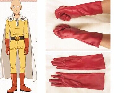 One-Punch Man, Saitama, red gloves, yellow, manga, anime