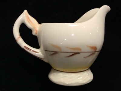 Vernon Kilns Arcadia California Harvest Fall Colors Leaves Ceramic Cream Creamer