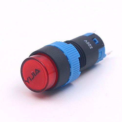 Drucktaster Druckschalter Taster Schalter Ø 12mm Tastend Rastend LED Beleuchtet - Picture 6 of 10