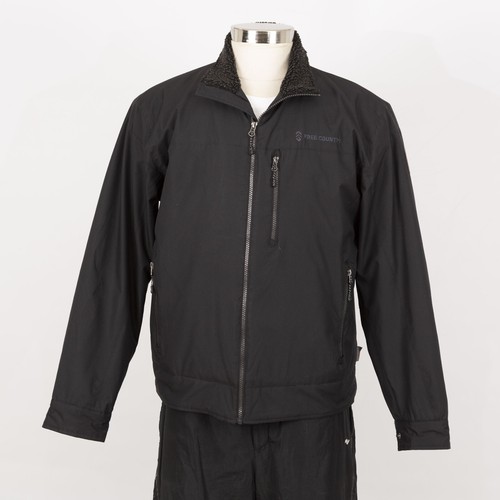 Chaqueta aislante para hombre mediana negra Free Country - Imagen 2 de 12