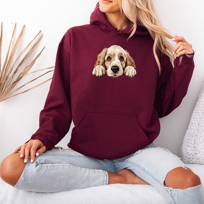 Hund Welpe Hunde Tiere Damen Hoodie Sweatshirt Damen Pullover