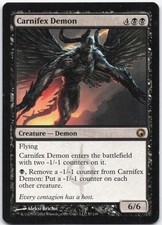 Carnifex Demon R Scars of Mirrodin 57 LP