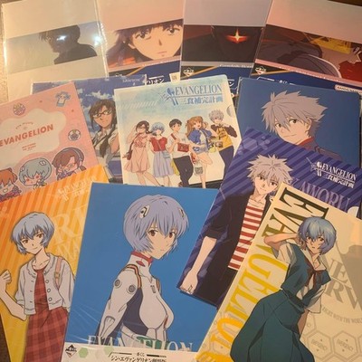 Evangelion Clear File Set 17 Teile Sammlerstück Anime Merchandise Authentic