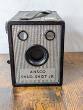 Ansco  SHUR-SHOT Jr.  Vintage Box Camera  6x9  120 Film Camera, NY, USA