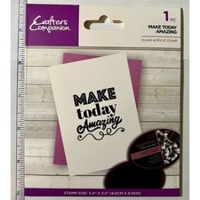Crafter's Companion Clear Stamp - Make Today Amazing Background