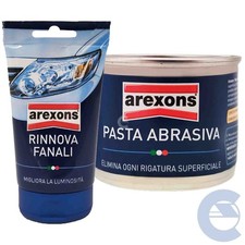 Arexons Mirage Pasta Abrasiva 150ml + Rinnova Fanali Auto Moto Camion