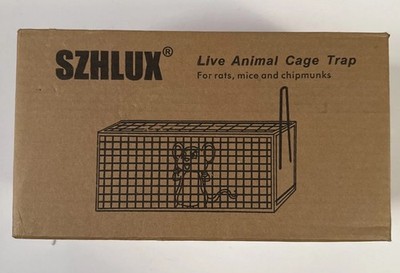 SZHLUX 32'' Live Animal Cage Trap for Rats, Mice And Chipmunks - New