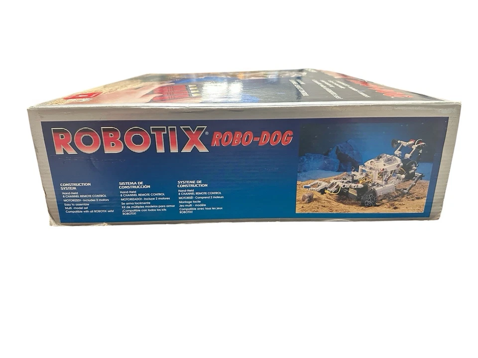 RARE Vintage 1997 Milton Bradley Learning Curve Robotix Robo Dog Robotic Toy CIB - Image 4 of 4
