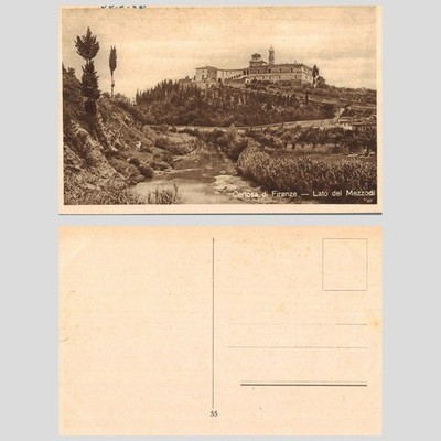 Alte Postkarte - Certosa di Firenze, Florenz, Italien - Südseite UNBESPIELT