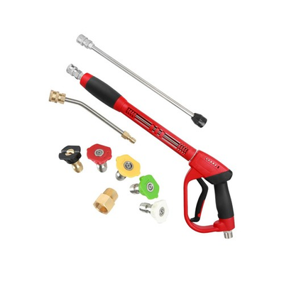 #ad Pressure Washer Gun w Extension Wand 5000PSI 5 Nozzles 47quot; M22 $39.39