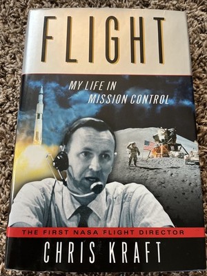 Chris Kraft *SIGNED* Flight: Mission Control Book - NASA Legend - Apollo Icon