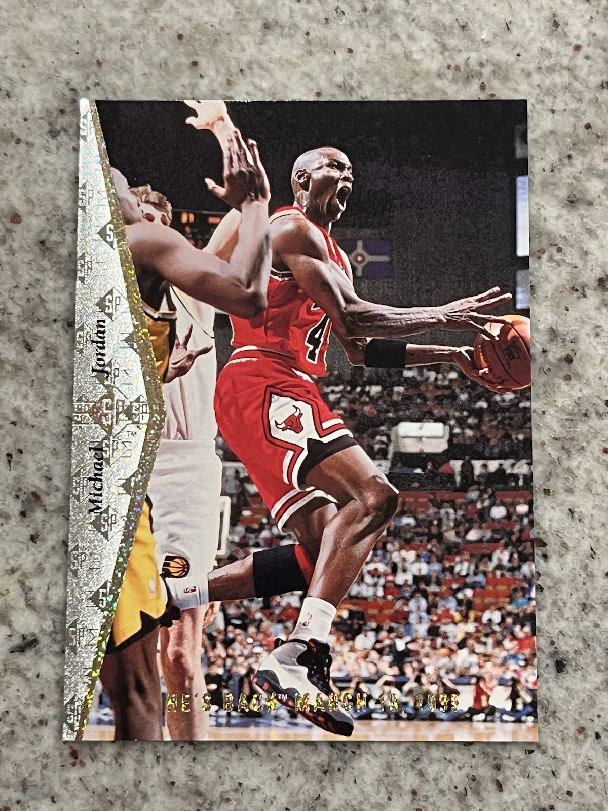 1994-95 SP Michael Jordan He's Back Silver Michael Jordan #MJ1 HOF