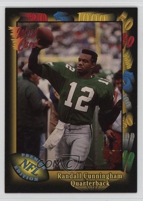 1991 Wild Card Randall Cunningham #61 1t2n