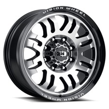 4-new 18 Vision 409 Inferno Wheels 18x9.5 5x55x127 -18 Black Machined Rims 78.