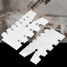 1pc Stainless Steel Screw Thread Gauge 30 Degree Grinding Gage Inspection Tool