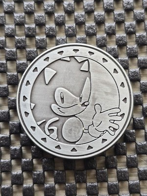 Sega Sonic Hedgehog Mania Adventures US Shop exclusive Coin Slammer Medal Rare