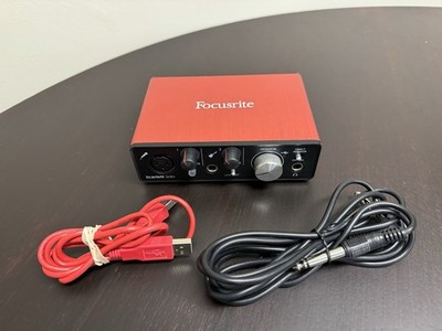 Focusrite Scarlett Solo 2nd Gen USB Audio Interface w/ USB Cable Working