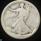1916-S Walking Liberty Half Dollar - About Good Details