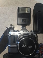 Canon AE-1 Program Film Camera 50mm f/1.8 Lens TESTED WORKING With Camera Case.