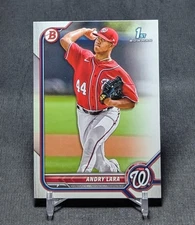 Andry Lara 1st Prospect Rookie RC 2022 Bowman Card #BP-70 Washington Nationals