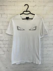 FENDI LUXURY MEN WHITE T-SHIRT MADE IN ITALY SIZE 50 ORIGINAL
