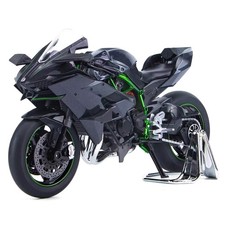 22cm 1/9 For Kawasakis H2R Motorcycle Finished Model Toy Gift Sounds and Lights