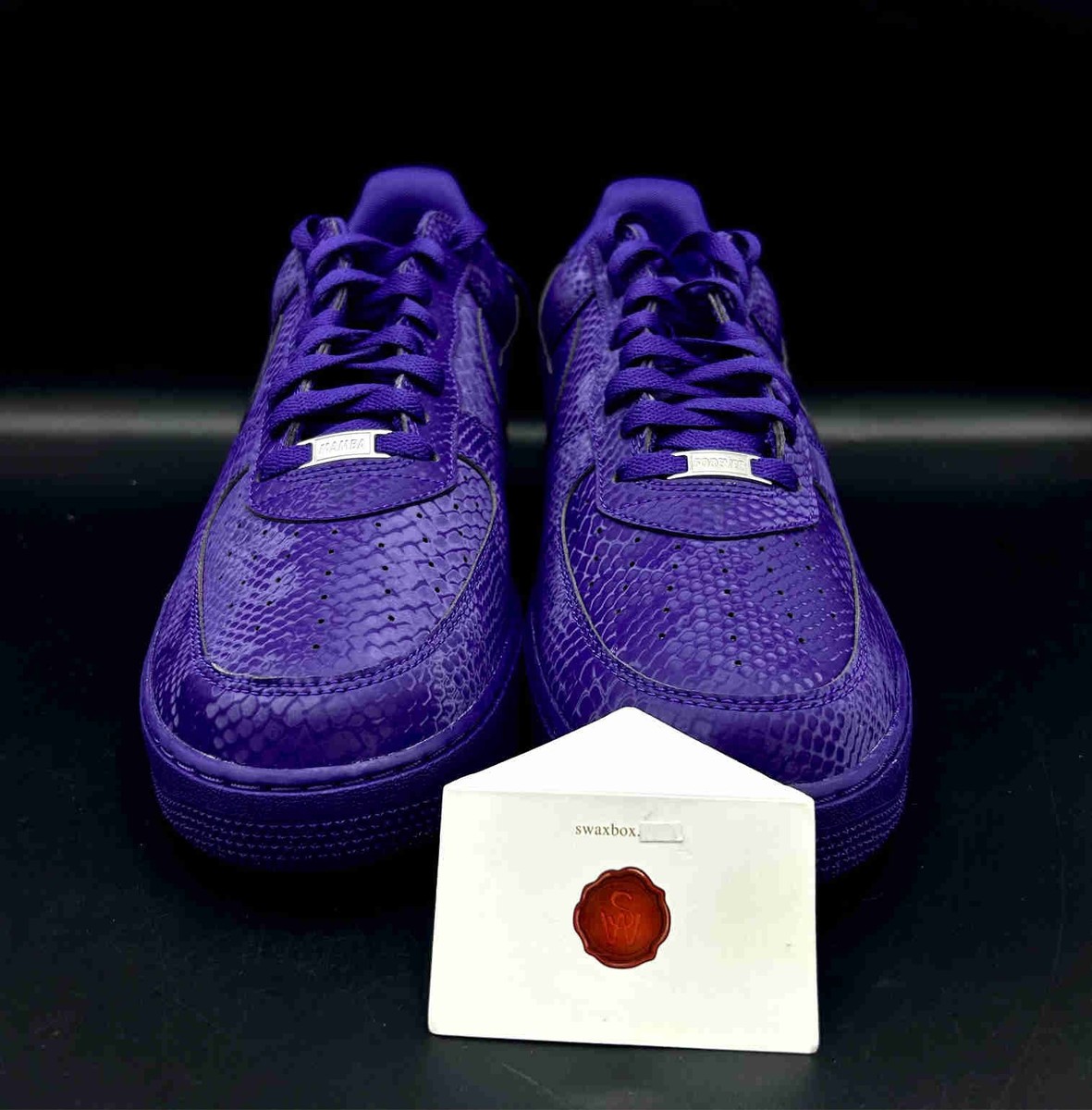 Size 10.5 - Kobe Bryant x Nike Air Force 1 Low Court Purple for
