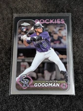 2024 Topps Chrome Hunter Goodman RC #99 Rockies Baseball Card 