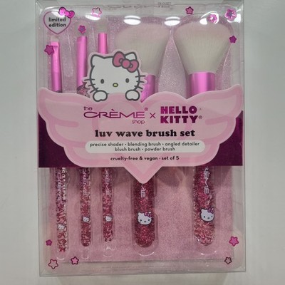 The Creme Shop x Hello Kitty Luv Wave Make-up Pinsel Set Brandneu