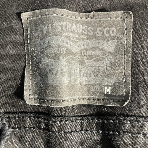 Levi's Giacca Camionista Donna Denim Nero Giacca Jeans Classica Taglia M - Foto 2 di 6