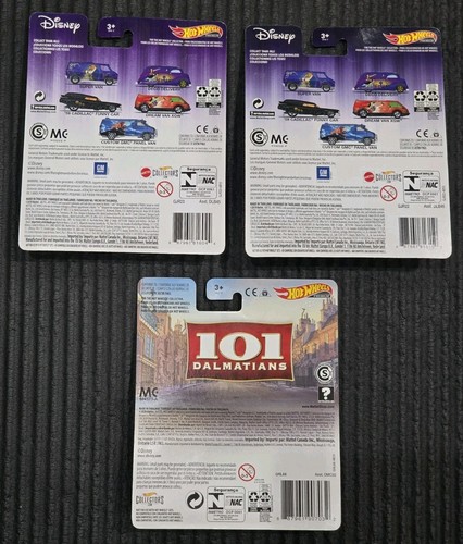 HOT WHEELS 101 DALMATINER CRUELLA ALADDIN DECO DELIVERY LION KING GMC PANEL LOT - Bild 8 von 8