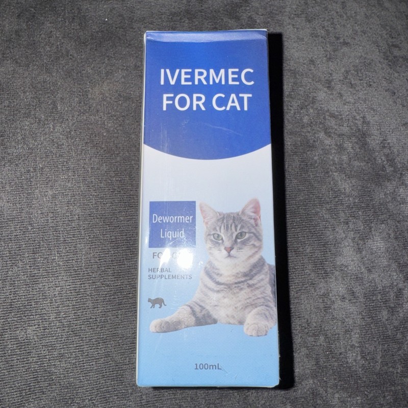 Dewormer for Cats - Broad Spectrum Cat Worm Treatment & Digestive Cleanser
