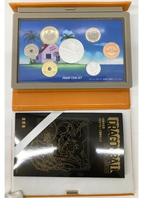 Dragon Ball 40th Anniversary 2025 Japan Mint Coin Set No Missing