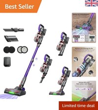 60 Minutes Runtime Cordless Vacuum with HEPA Filter - Quiet & Efficient Cleaning