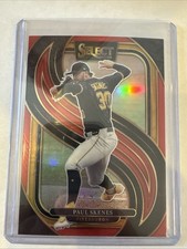 2025 Panini Select 99/149 Premier Level Paul Skenes #196 Red  Prizm /149 Pirates