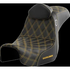 Pro Series SDC Performance Seat - with Backrest - Gold Stitch SC80604GOLRT