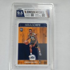2017-18 PANINI HOOPS Donovan Mitchell #263 ROOKIE CARD HGA 9.5 GEM MINT RC. rookie card picture