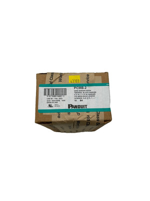 Panduit PCMB-2 Wire Marker Book, Terminal Block Marker - Lot of 10